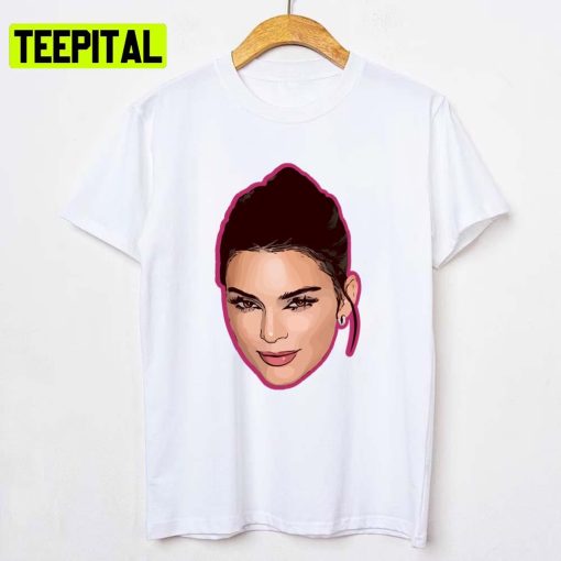 Design Of Kendall Jenner Cute Face Kardashian Unisex T-Shirt