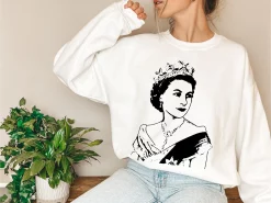 Design Retro 90s Rip Queen Elizabeth Ii Shirt