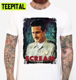 Design Scream Dewey Riley David Arquette Halloween Trending Unsiex T-Shirt