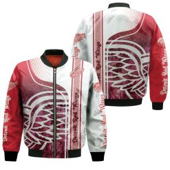 Detroit Red Wings Nhl 3d Jersey Bomber Jacket