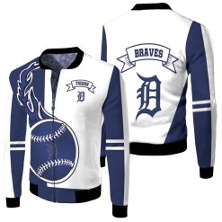 Detroit Tigers 3d Fleece Bomber Jacket