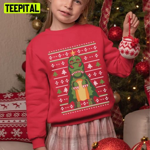 Dinosaur Christmas Tree Jumper Ugly Unisex Sweatshirt