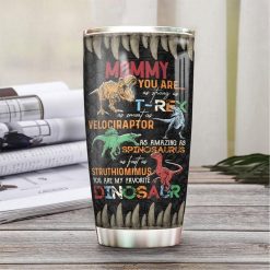 Dinosaur Mom Stainless Steel Cup