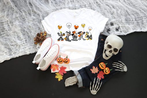 Disney Disneyland Skeleton Matching Spooky Pumpkin Halloween Unisex T-Shirt