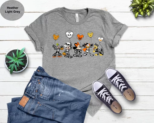 Disney Disneyland Skeleton Matching Spooky Pumpkin Halloween Unisex T-Shirt