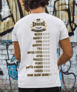 Disney Drinking Team Around The World Theme Park Bar Hop Day Unisex T-Shirt