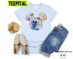 Disney Lilo & Stitch Disney Snacks Mickey Ear HalloweenTrending Unisex Shirt