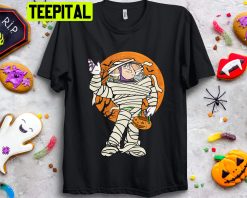 Disney Toy Story Buzz Lightyear Mummy Halloween Comic Retro Trending Unisex Shirt