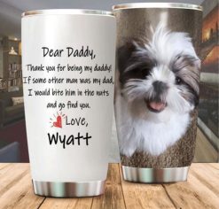 Dog Dad Stainless Steel Cup