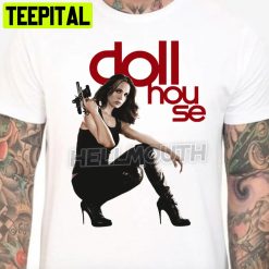 Dollhouse Eliza Dushku White Halloween Trending Unsiex T-Shirt