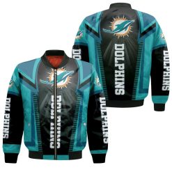 Dolphins For Fans Bomber Jacket