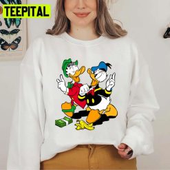 Donald Duck Family Donald Duck Illustration Unisex Sweatshirt