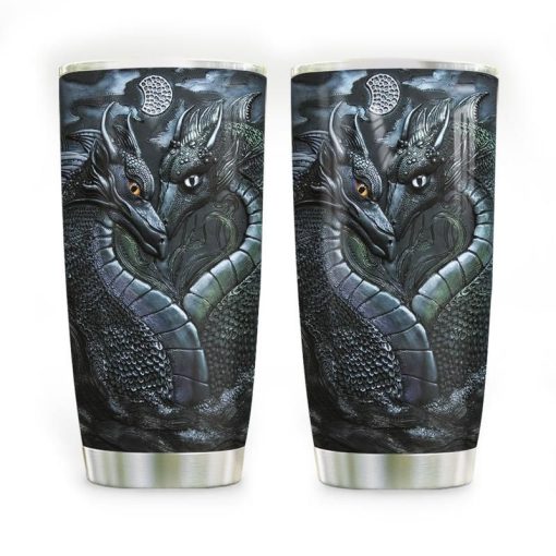 Dragon Couple Stainless Steel Cup