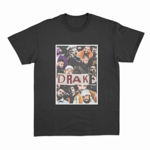 Drake Collage Retro Illustration Unisex T-Shirt