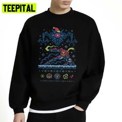 Dreaded Holiday Knit Pattern Ugly Unisex Sweatshirt