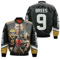 Drew Brees Ins New Orleans Saints Bomber Jacket