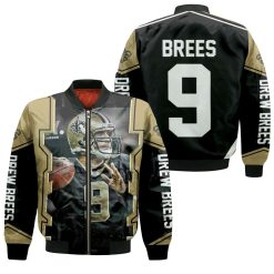 Drew Brees New Orleans Saints History Bomber Jacket