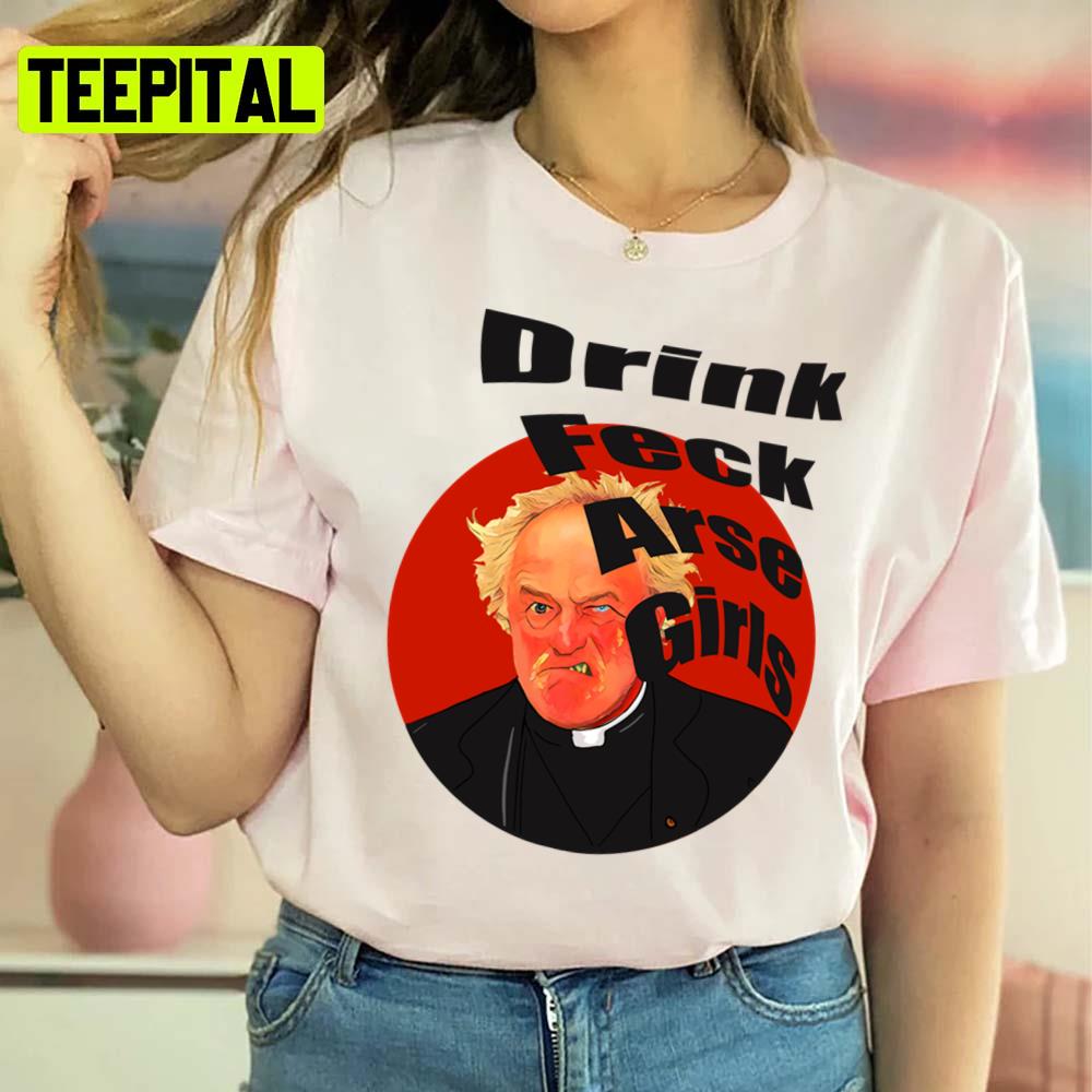 Drink Fock Ares Girls Father Ted Father Jack Unisex Sweatshirt