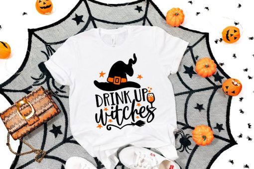 Drink Up Witches Halloween Party Shirt