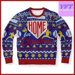 Driving Home For Tacky Baseball Lover Sports Lover 3d Ugly Christmas Sweater