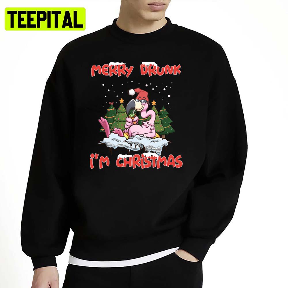 Drunk Christmas Funny Christmas Design Xmas Unisex Sweatshirt