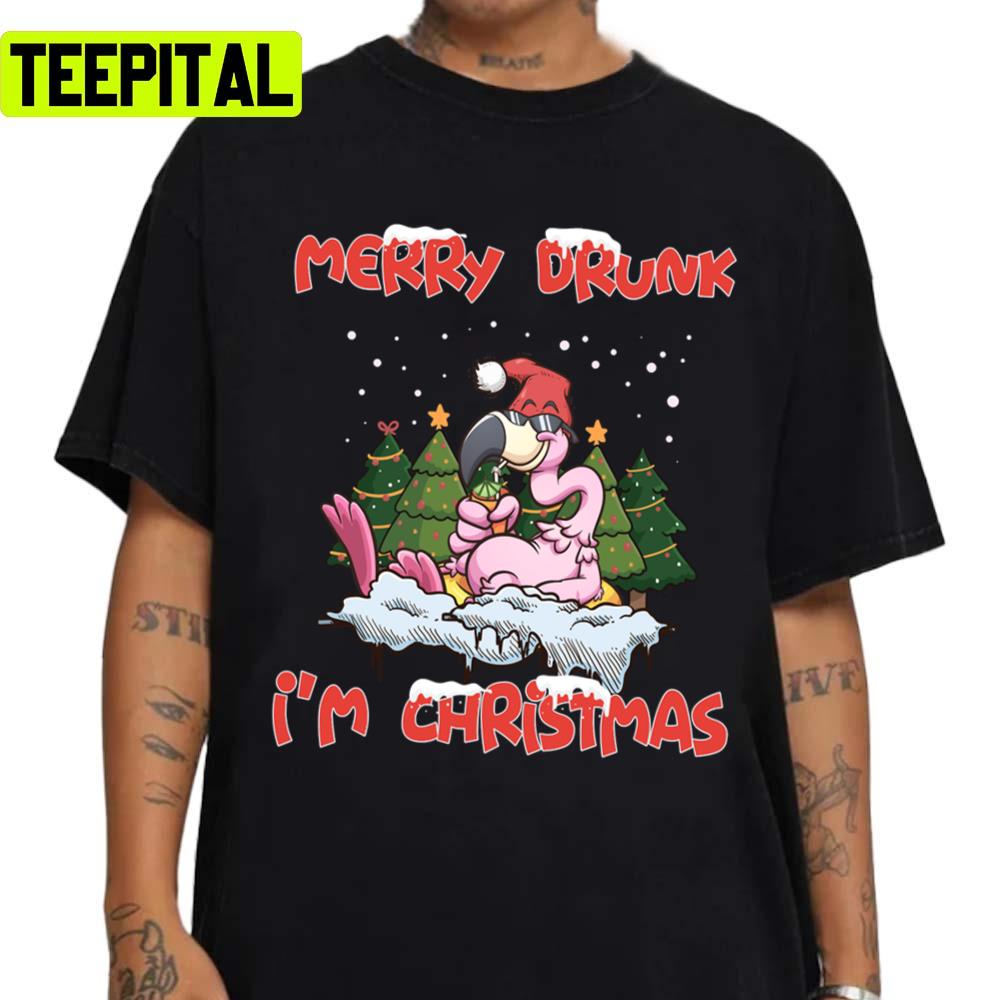 Drunk Christmas Funny Christmas Design Xmas Unisex Sweatshirt