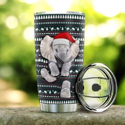 Elephant Christmas Stainless Steel Cup