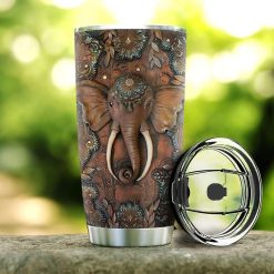 Elephant Leather Stainless Steel Cup