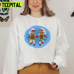 Elves Is Coming Christmas Design Xmas Unisex Sweatshirt