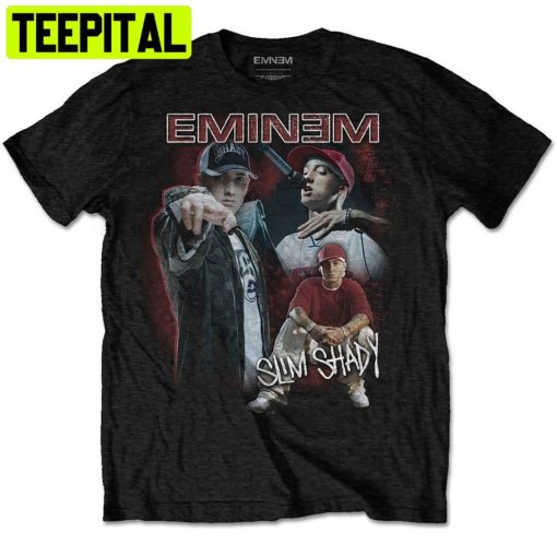 Eminem Slim Shady Collage Images 2 Trending Unisex Shirt