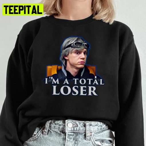 Evan Peters I’m A Total Loser Quote Cut Out Unisex Sweatshirt