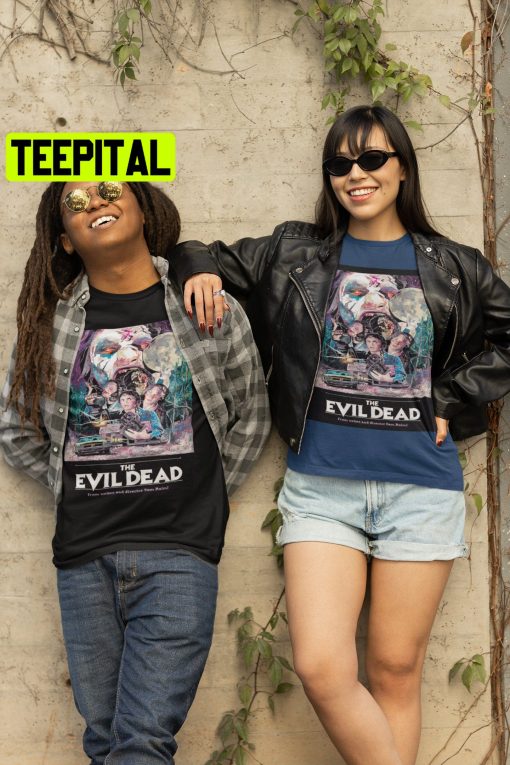 Evil Dead Poster Style Halloween Trending Unisex Shirt