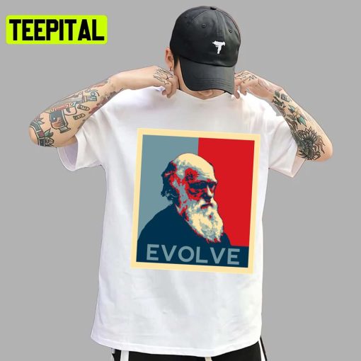 Evolve Evolution Charles Darwin Scientist Unisex T-Shirt