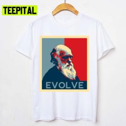 Evolve Evolution Charles Darwin Scientist Unisex T-Shirt