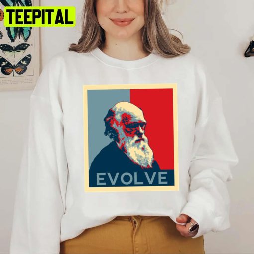 Evolve Evolution Charles Darwin Scientist Unisex T-Shirt