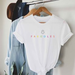 Fabooles Rainbow Minimal Print Gay Halloween Shirt