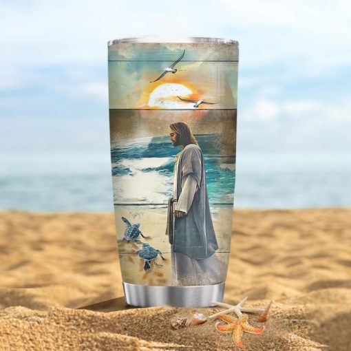 Faith Beaches Stainless Steel Cup