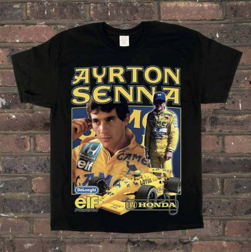 Fanart Motorsports Ayrton Senna Da Silva Grand Prix F1 Formula 1 Unisex T-Shirt