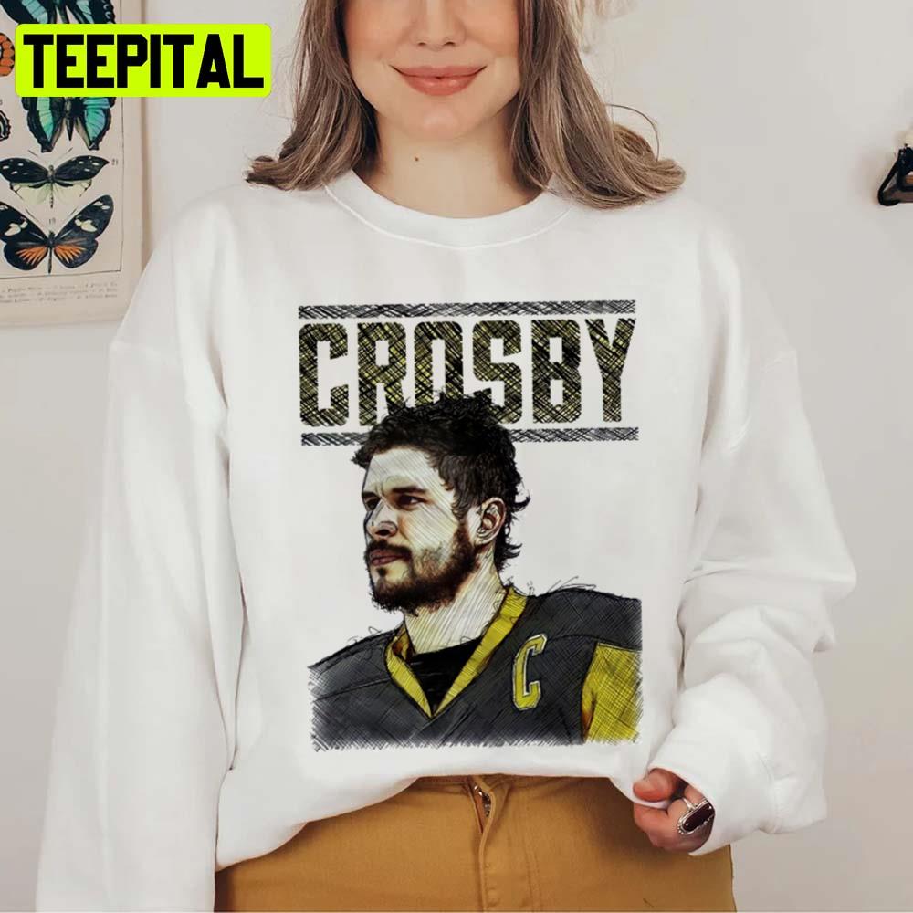 Fanart Portrait Pittsburgh Penguins Sidney Crosby Unisex T-Shirt