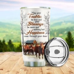 Farming Cow Happiness Stainless Steel Cup