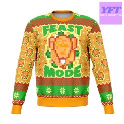 Feast Mode Dank Meme 2022 Design 3d Ugly Christmas Sweater