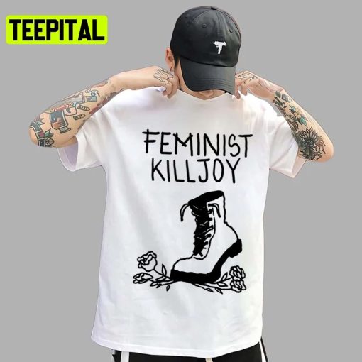 Feminist Killjoy Outline Art Unisex T-Shirt