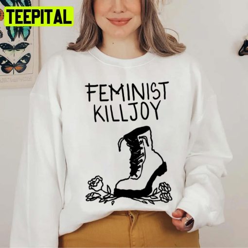 Feminist Killjoy Outline Art Unisex T-Shirt