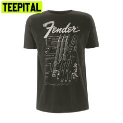 Fender Electric Guitars Rock 4 Trending Unisex Shirt