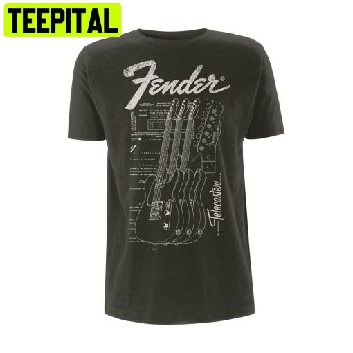 Fender Electric Guitars Rock 4 Trending Unisex Shirt