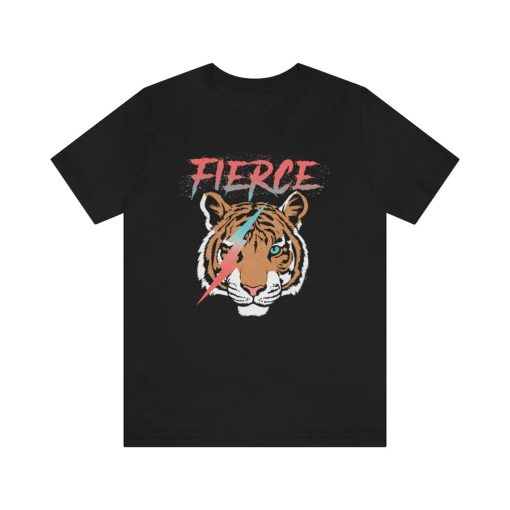 FIERCE TIGER Unisex Jersey Short Sleeve Tee Shirt