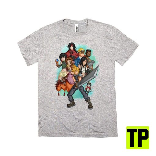 Final Fantasy Vii Ff7 Cloud Aerith Tifa Red Xiii Yuffie Vincent Gamer Nightblossom Boutique Unisex Shirt