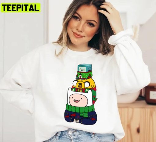 Finn Jake Bmo Christmas Design Xmas Unisex Sweatshirt