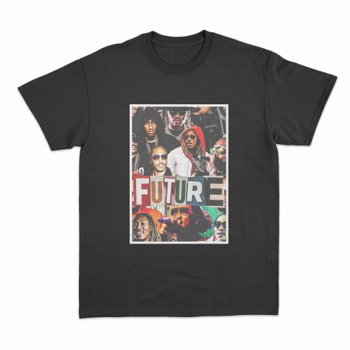 Fire Future Collage Retro Illustration Unisex T-Shirt