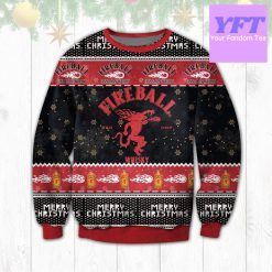 Fireball Cinnamon Whiskey Xmas 3d Ugly Christmas Sweater